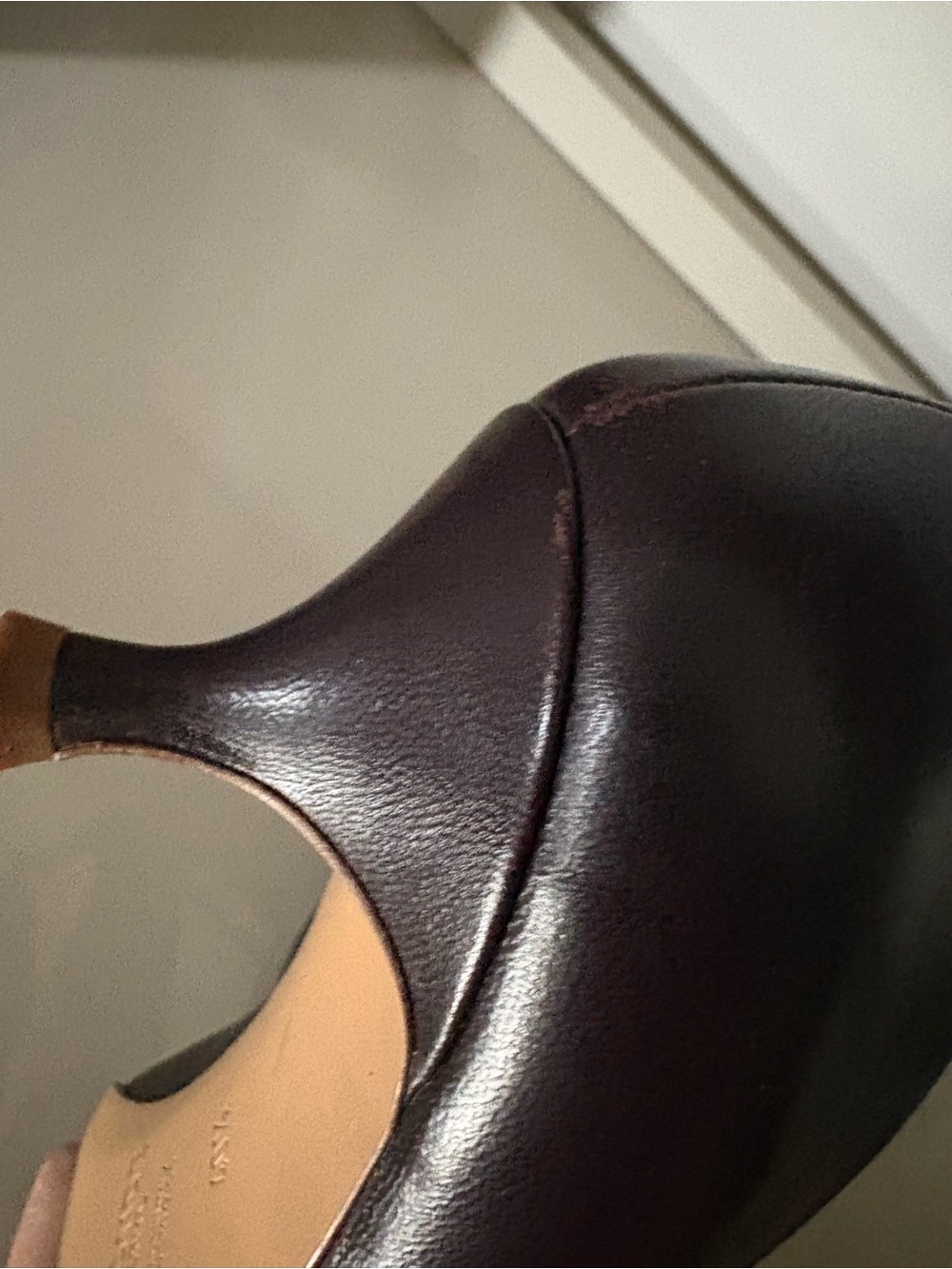 Le Monde Beryl Babouche Kitten Heel Pumps Plum 40.5/10 - Picture 7 of 11